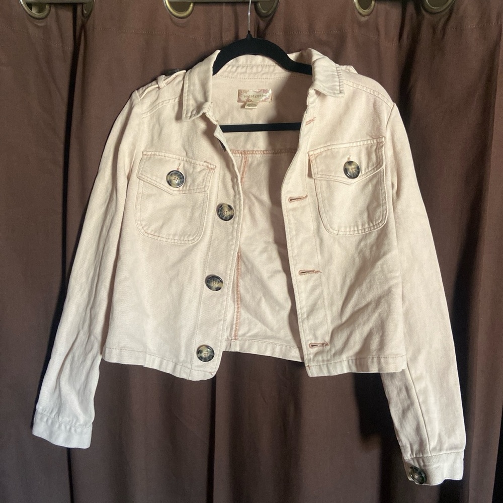 Band of Gypsies Baby/Faded Pink Denim Jacket